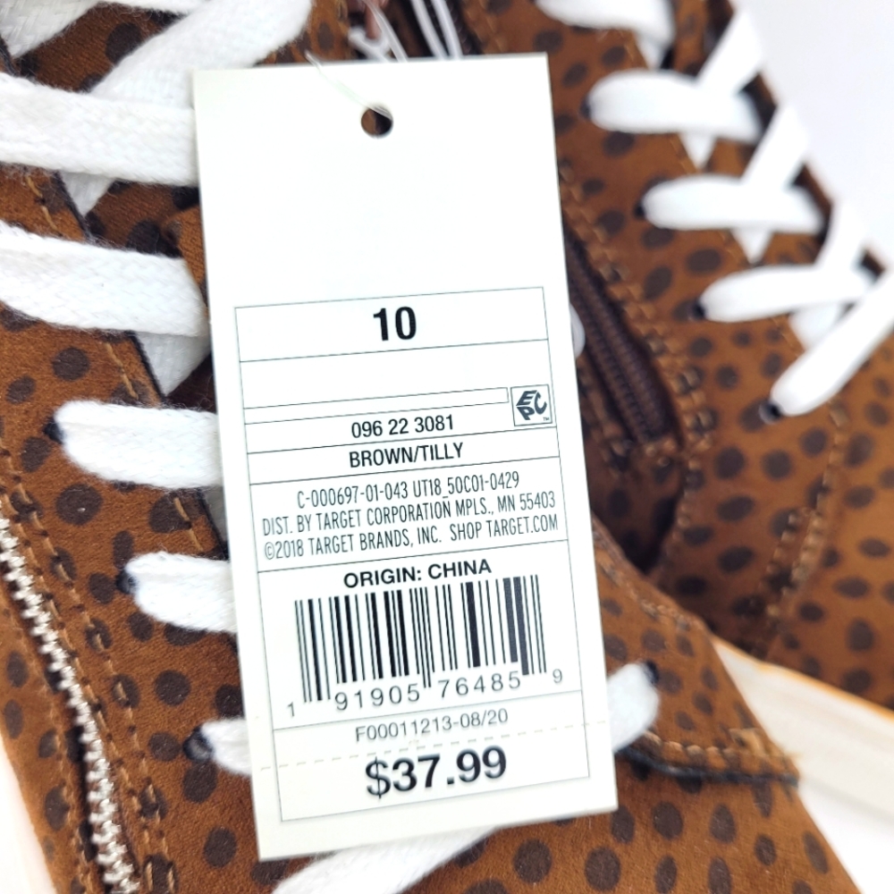 UNIVERSAL THREAD Tilly Sneakers Leopard Sherpa Trim Cozy - Picture 6 of 8